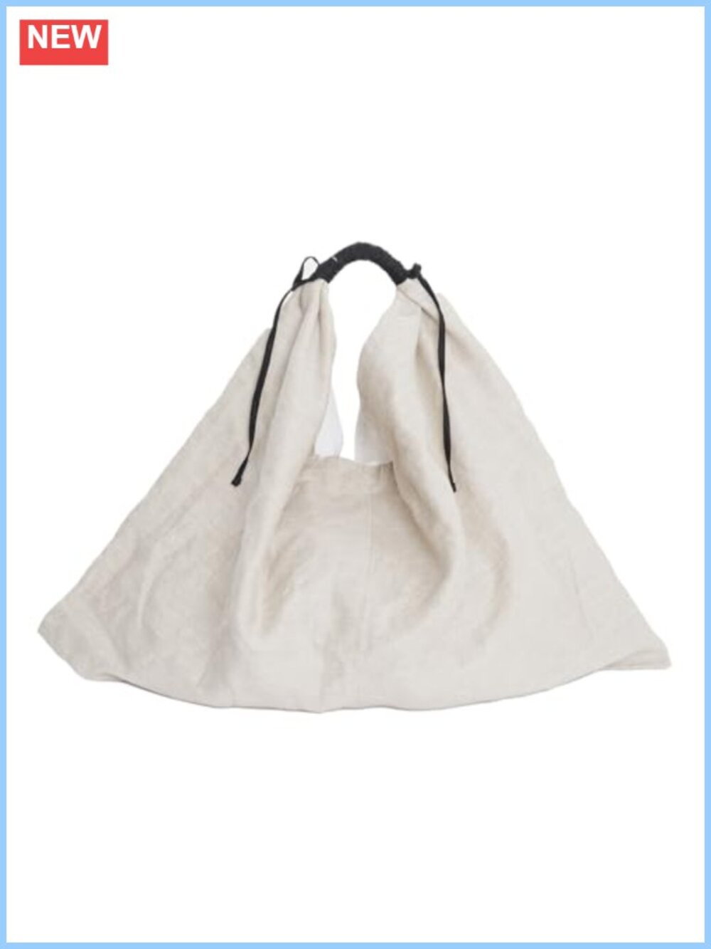 100% Linen Large Hobo Bag Womens Casual Handbag Magnetic Snap